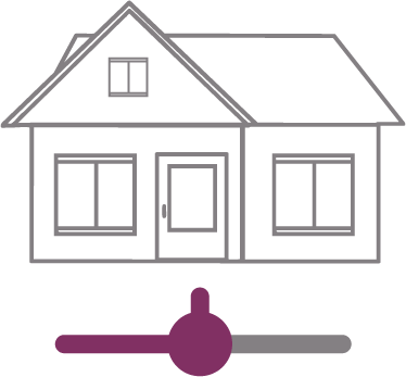 FTTC Grafik eines Hauses