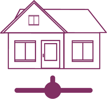 FTTH Grafik eines Hauses